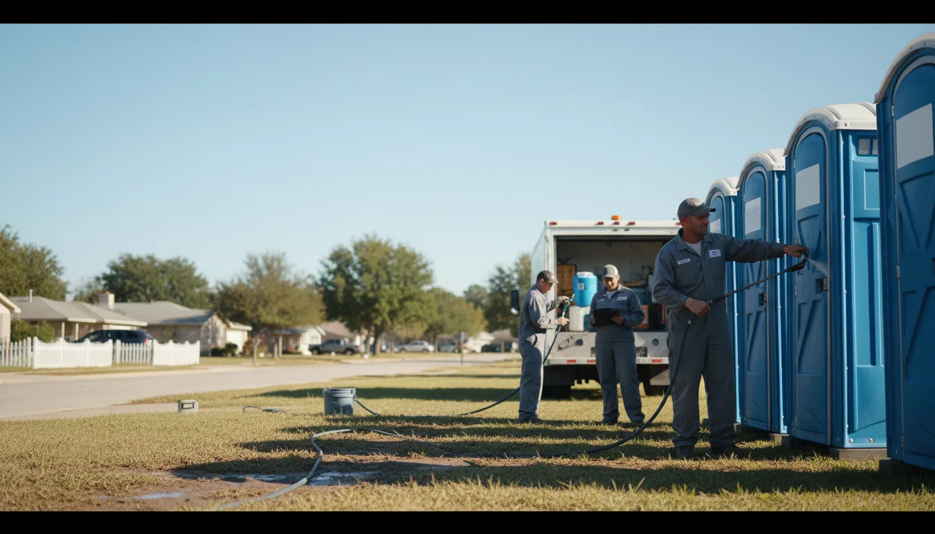 Long-Term Portable Toilet Rental in Fairwater, WI near me